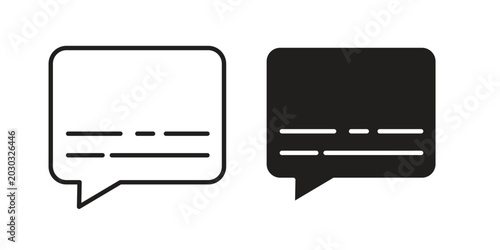 Subtitles icon for ui app design and web designs