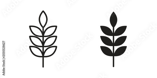 Photos Wheat icon for ui app design and web designs