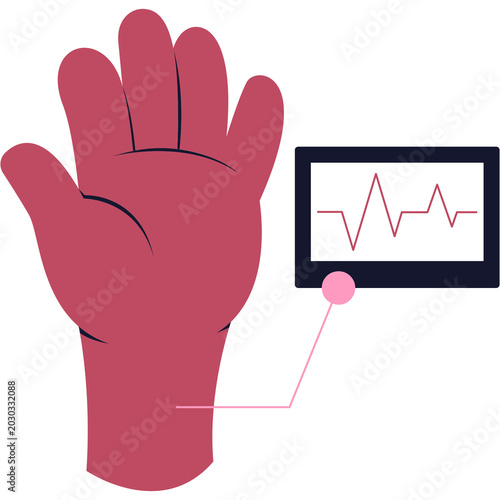 Pulse Checker Illustration