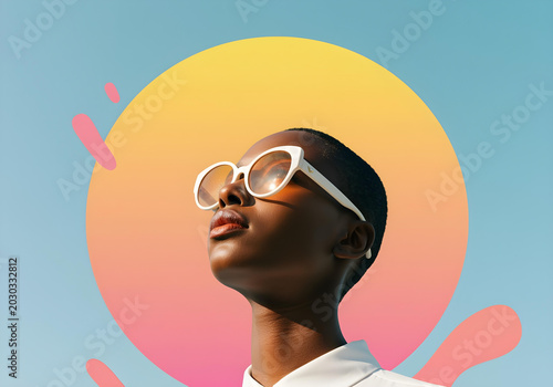girl with sunglasses