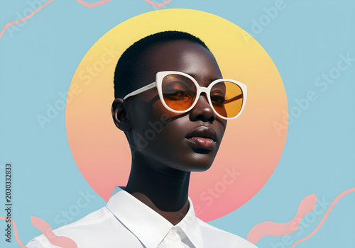 young woman with sunglasses 1