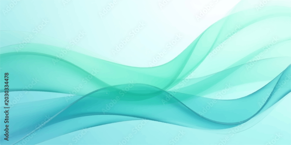 Fototapeta premium Futuristic abstract blue wave background featuring smooth digital lines and a flowing gradient motion pattern for a modern artistic wallpaper design
