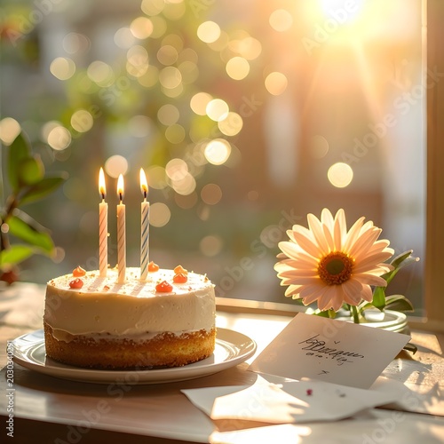 cake with candles