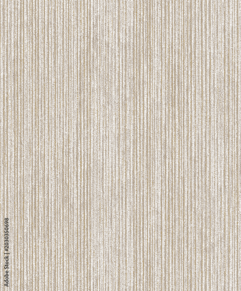 Fototapeta premium Seamless sophisticated white and gold fabric texture with vertical slub stripe weave patterns and elegant metallic fiber details for background
