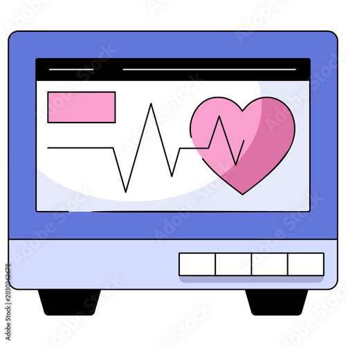 Heart Monitor Sticker