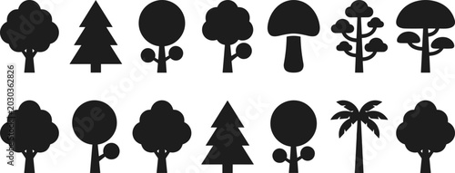 Photos Black of various hats and caps isolated on white background headwear des