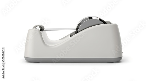Modern white electric cordless mouse computer peripheral