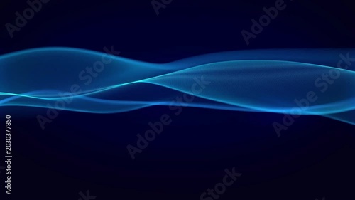 Dynamic Wave Technology Digital Network Abstract teal digital wave particle background design for technology and science projects Abstract blue digital wave with glowing particles on a dark