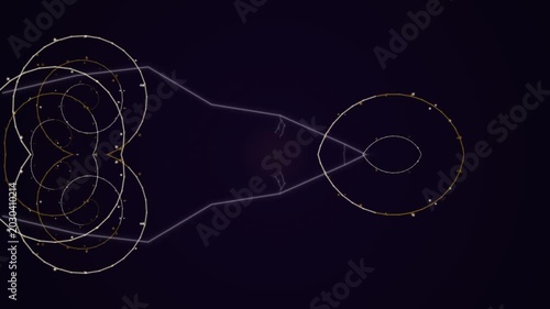 Abstract geometric shapes.