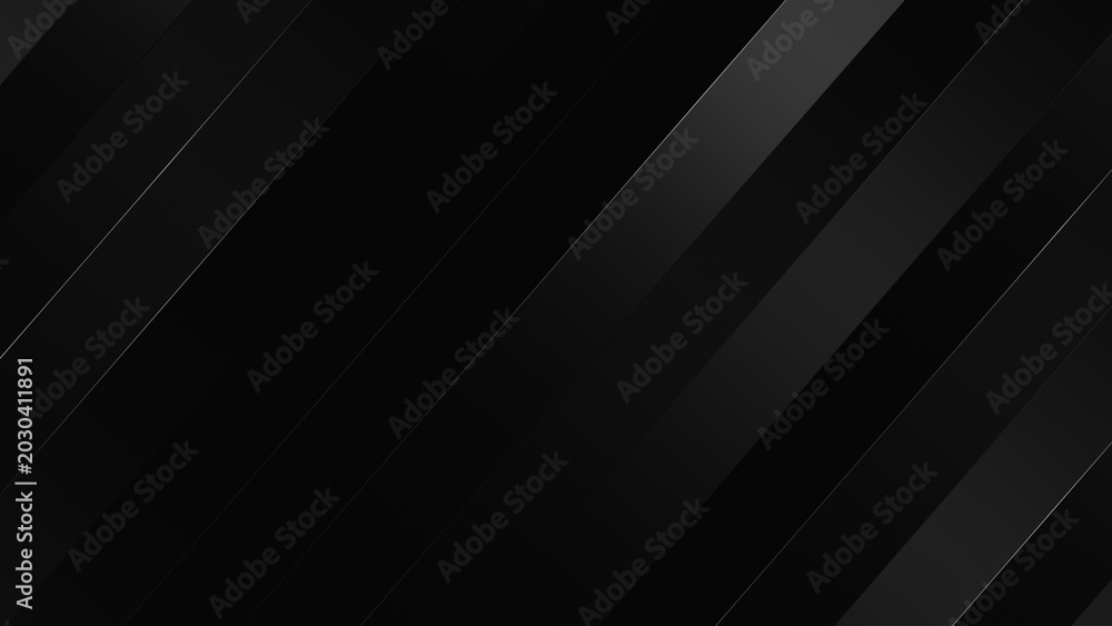 Obraz premium Dark black metallic diagonal stripe background for luxury branding, corporate presentation, technology wallpaper and modern digital design