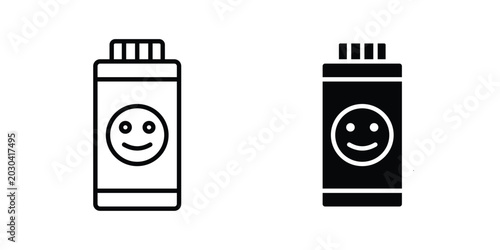 Tableau sur toile Baby powder icon for graphic and web
