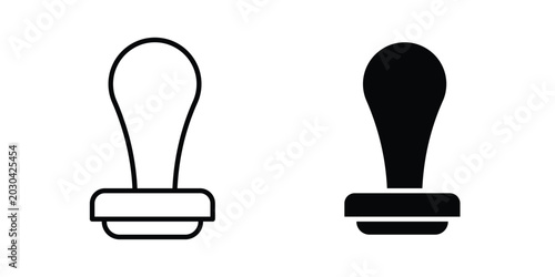 Photography Stamp icon for graphic and web