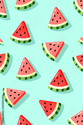 watermelon seamless pattern