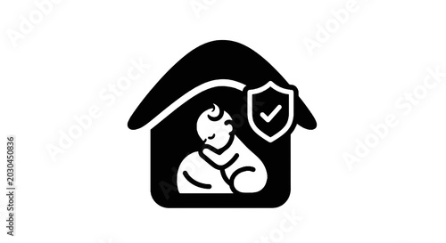 Photography Family Home Protection and Security.