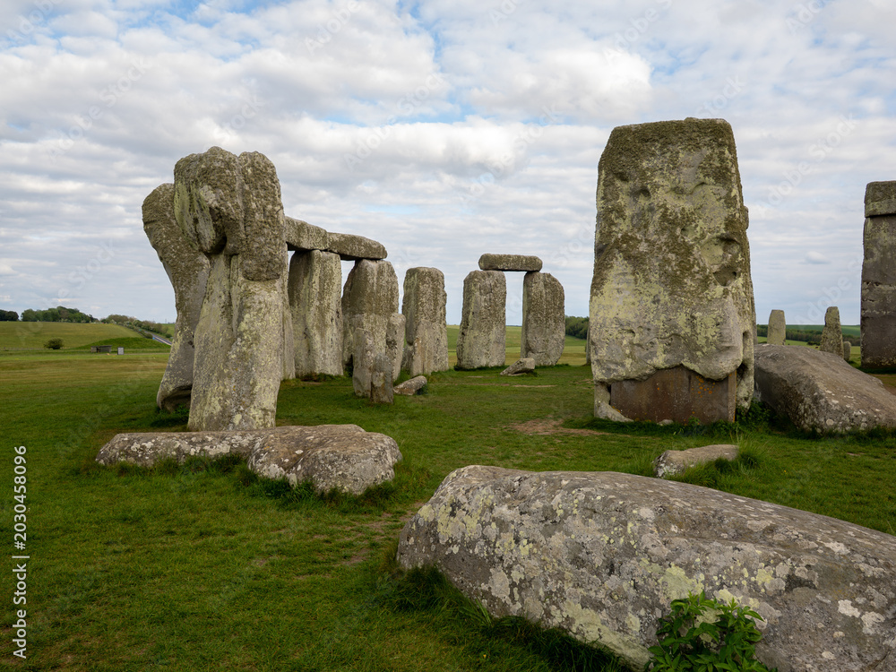 Fototapeta premium Prehistoric megalithic monument at Stonehenge, UK