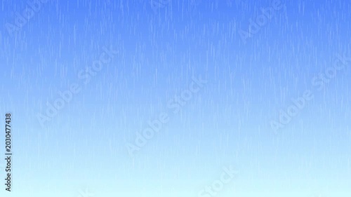 激しい雨のアニメーション動画。ループ。