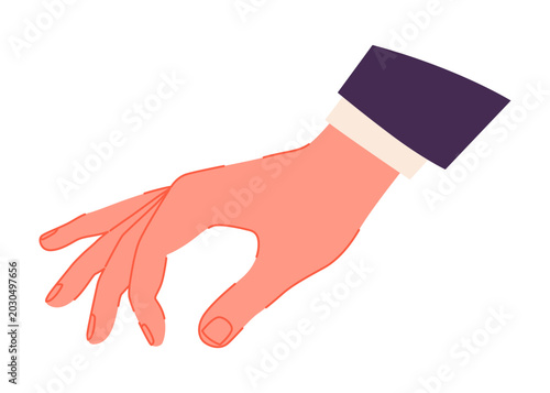Foto Puppeteer hand controlling