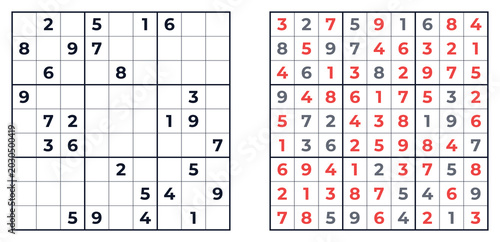 Hard Classic Sudoku Puzzle for Adults