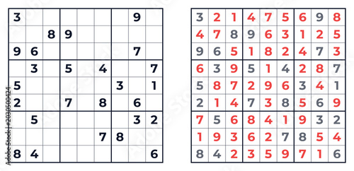Expert Sudoku Grid with Complete Answer Key