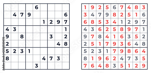 Printable Hard Sudoku Game with Solution
