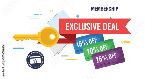 Foto Exclusive Deal Membership Key: Discounts and Offers