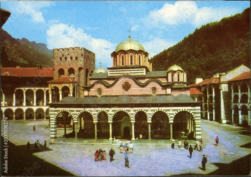 Tableau sur toile MONASTÈRE DE RILA,FONDÉ EN 946 PAR L'ERMITE IVAN RILSKI