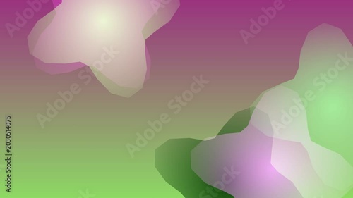 Abstract Cloud Shapes with Gradient Background.