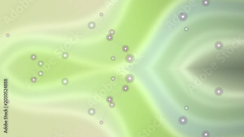 Abstract Green  White.