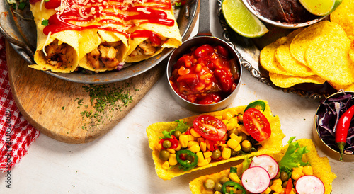 Foto Mexican cuisine concept