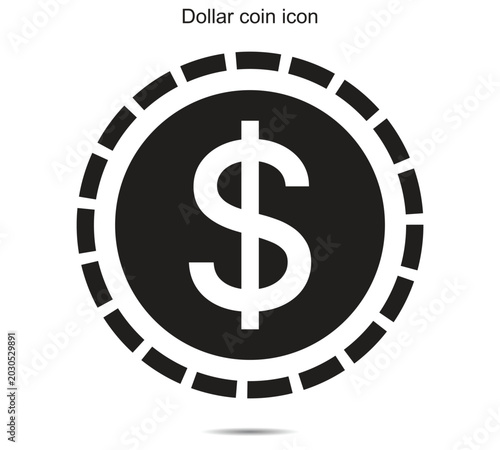 dollar coin icon