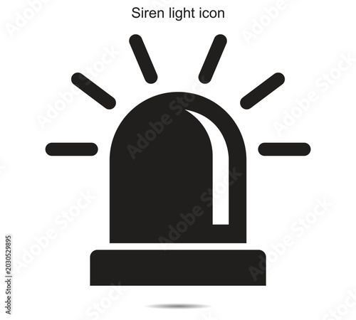 Siren light icon
