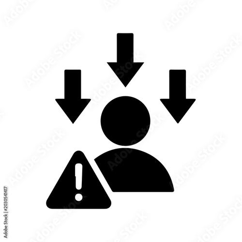 Warning About Person Icon