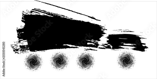 Bild auf Leinwand WebStraight thick vector lines