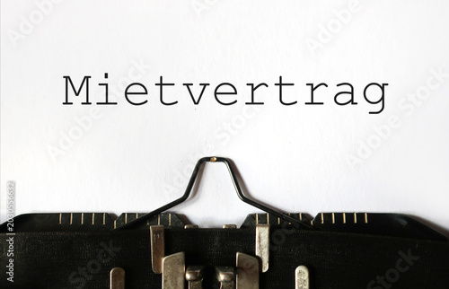 Mietvertrag