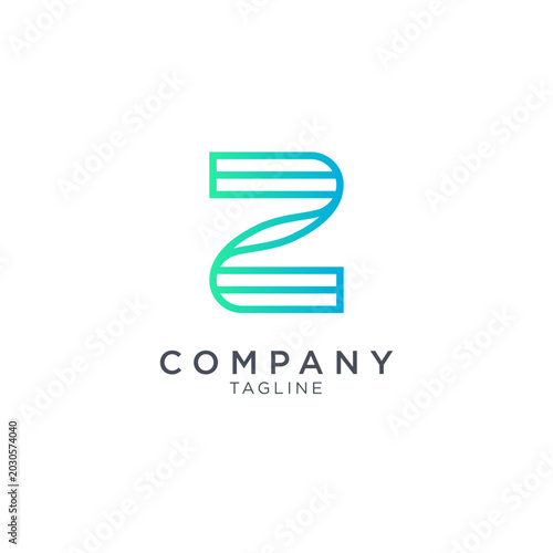 Creative letter Z logo design vector. Letter Z logo design template. Monogram Z logo icon