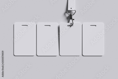 Realistic ID Card Blank