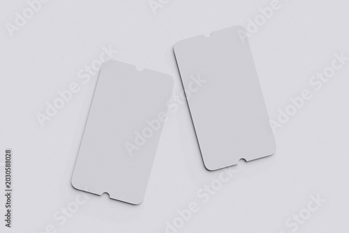 Realistic Business Card Blank
