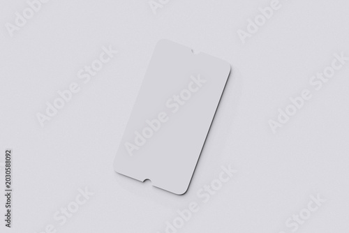 Realistic Business Card Blank