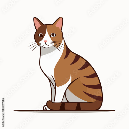 Cartoon Cat Illustration