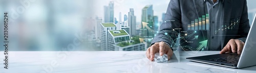 montage of business people