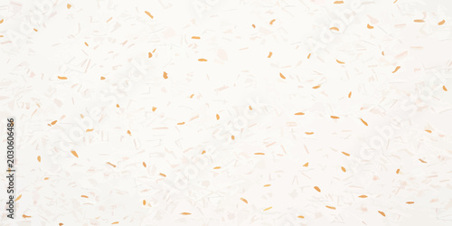Tableau sur toile Cream white paper texture with scattered elongated golden brown flecks