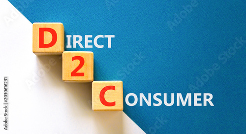Photos DTC direct 2 consumer symbol