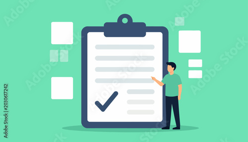 Foto Expertly manage tasks and projects with a comprehensive checklist, ensuring accu