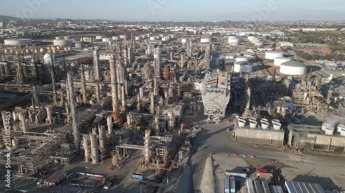 Torrance Refining Company California Drone Aerial View