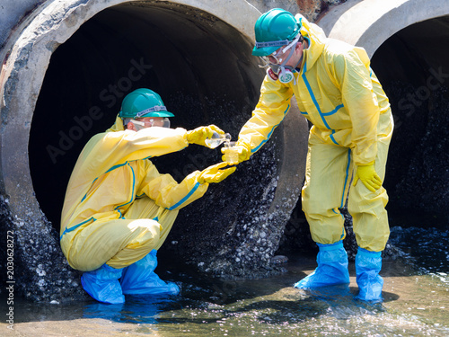 Water quality monitoring: Analyzing hazardous wastewater samples collected from contaminated coastal waters, while monitoring ecological damage and industrial contamination sources.