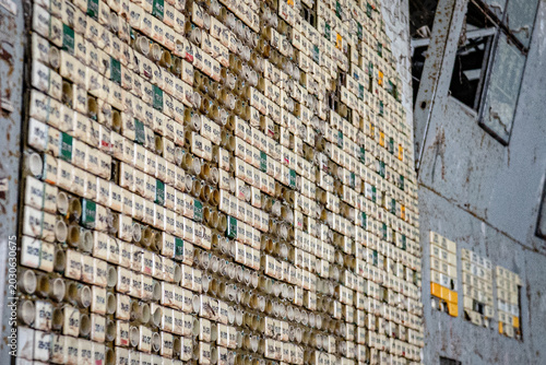 Chernobyl nuclear power plant control panel