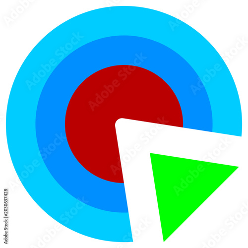 Goal Flat Icon