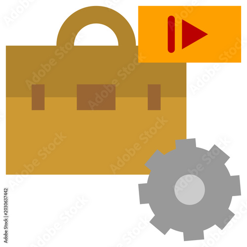 Retirement Flat Icon