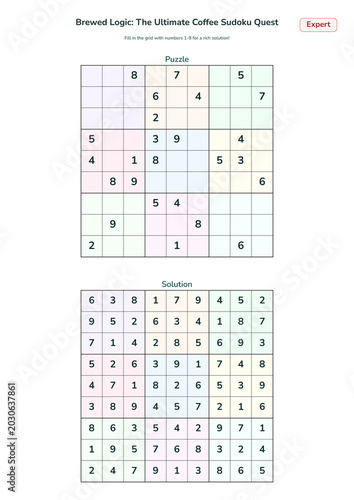 Brewed Logic: The Ultimate Coffee Sudoku Quest