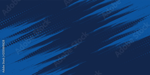 blue color pattern gradient grunge texture background. Dots pop art comics sport style vector illustration Abstract background dark blue with grunge speed lines modern corporate concept vector